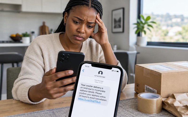 Courier SMS Scams in South Africa: How to Spot a Fake Delivery Message Courier SMS Scams in South Africa: How to Spot a Fake Delivery Message